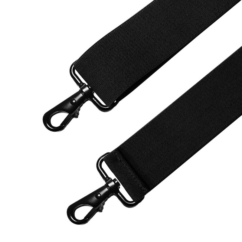 REWIN Adjustable Solid Twill Elastic Retro Suspenders Hook Suspenders for Men With Swivel Hooks