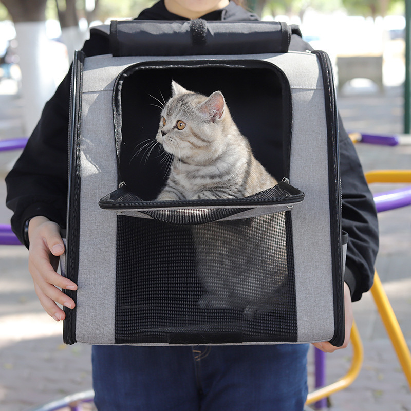 Cat Bag Manufacturers Pet Backpack out Cage Portable Shoulder Breathable Large Capacity Pet Supplies Wholesale