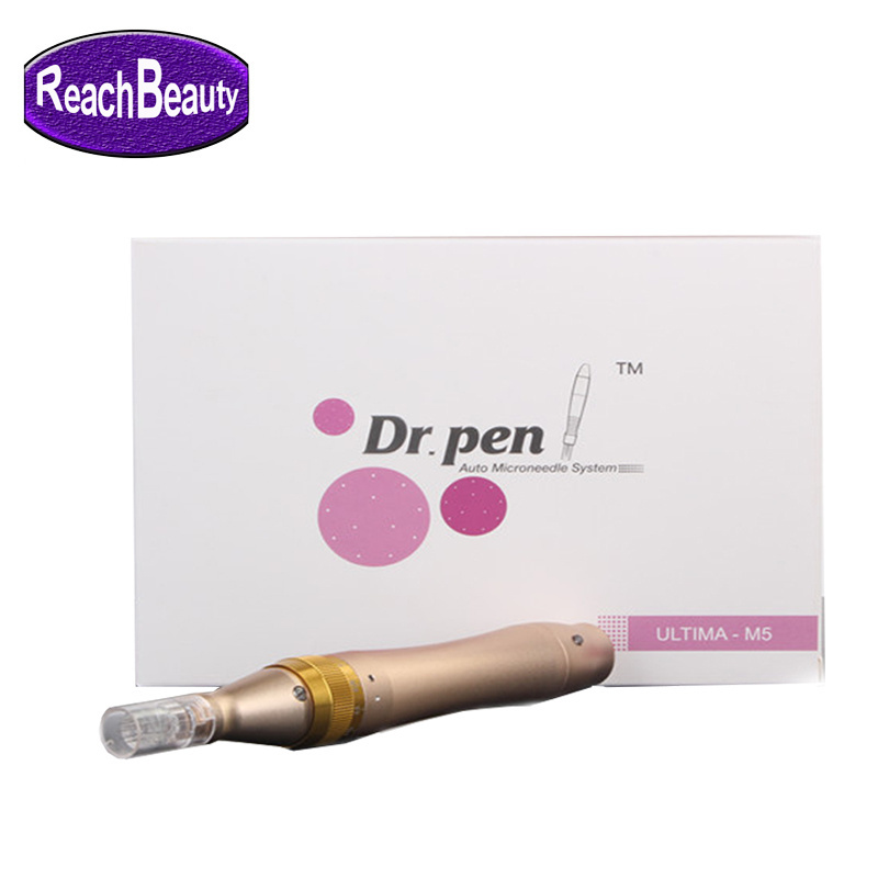 Best-selling gold 5 speed level derma dr pen Ultima M5 powerful wireless micro needle pen