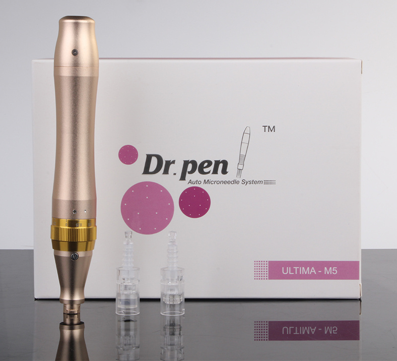 Best-selling gold 5 speed level derma dr pen Ultima M5 powerful wireless micro needle pen