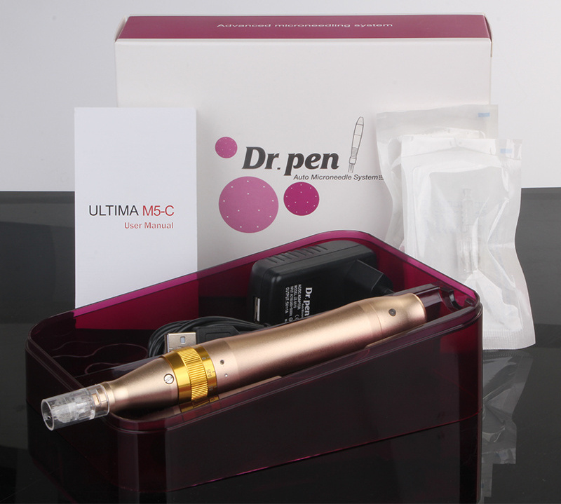 Best-selling gold 5 speed level derma dr pen Ultima M5 powerful wireless micro needle pen