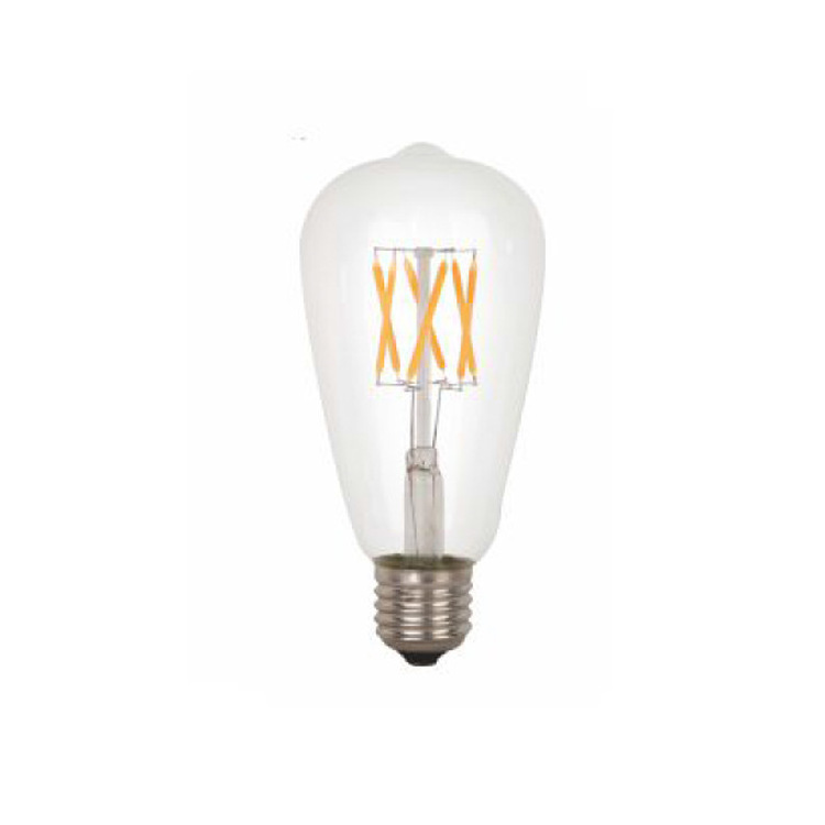 4w 6w 8w ST64 Vintage Led Filament Light Bulb