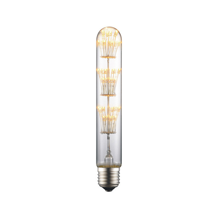 T30-185mm 3w Hot Sale Flute Shape Led Filament Light Bulb High Brightness Edison Bulb