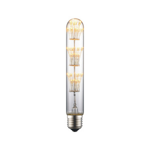 T30-185mm 3w Hot Sale Flute Shape Led Filament Light Bulb High Brightness Edison Bulb