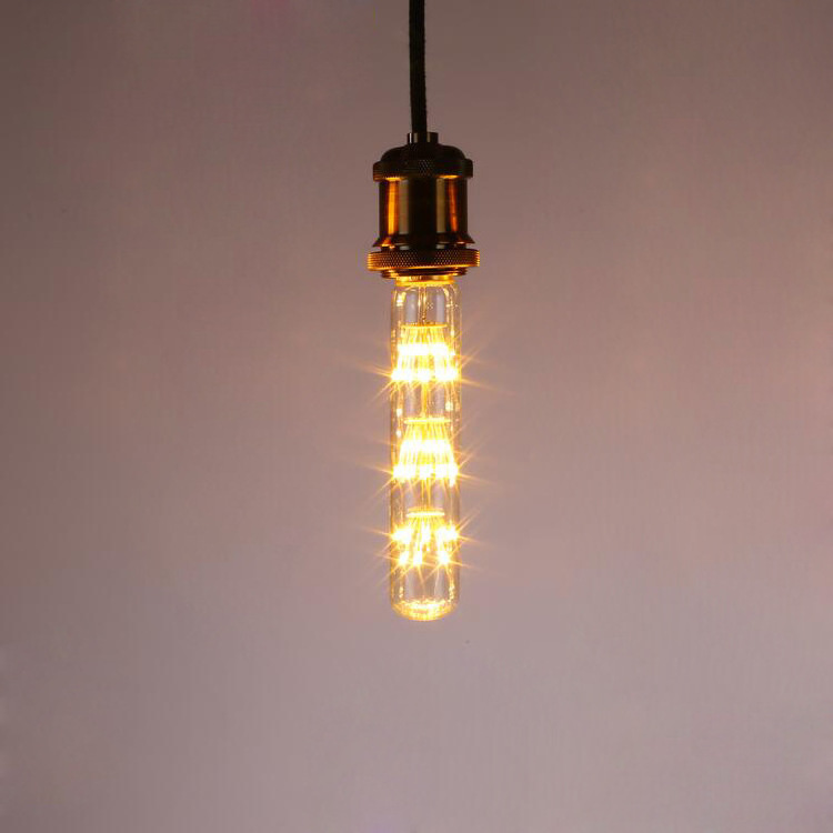 T30-185mm 3w Hot Sale Flute Shape Led Filament Light Bulb High Brightness Edison Bulb