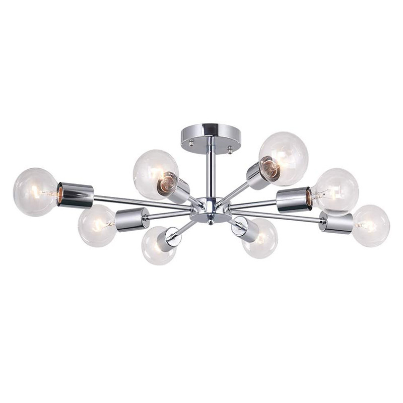 LED sputnik pendant light chandeliers latest design multi heads lights for indoor