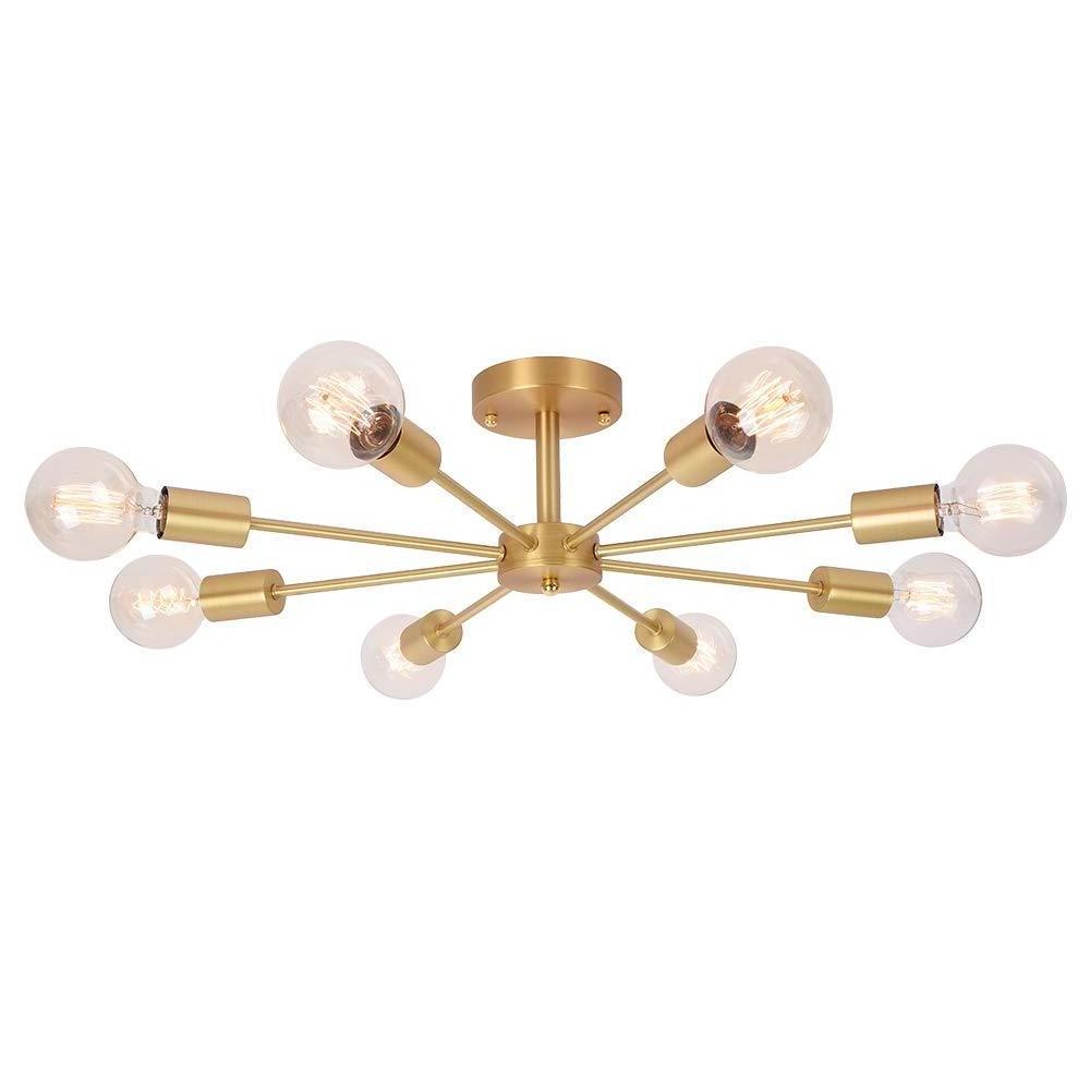 LED sputnik pendant light chandeliers latest design multi heads lights for indoor