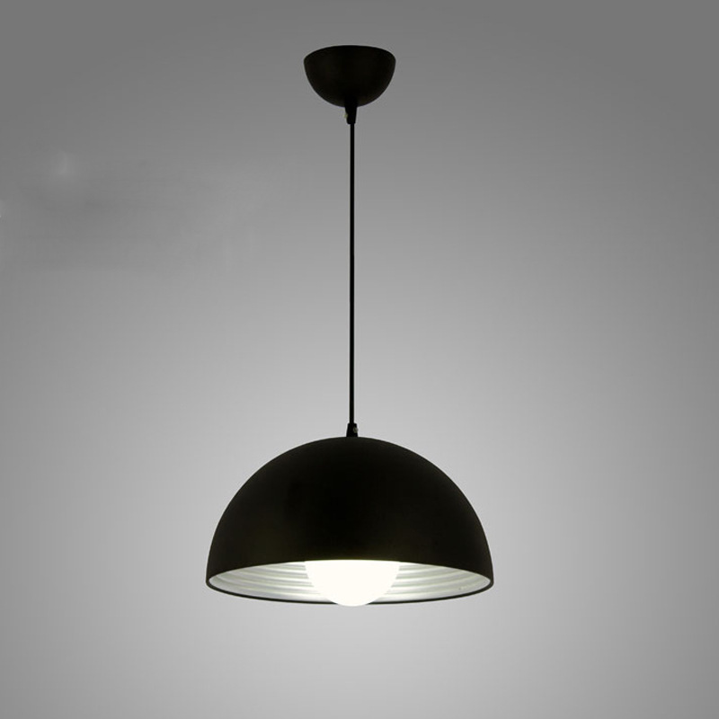 Modern Double Round Hanging Pendant Light In Bathroom