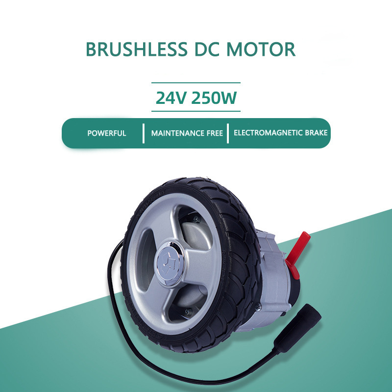 High Efficiency OEM 24v 250W Brushless DC Electric Motors For Wheelchair