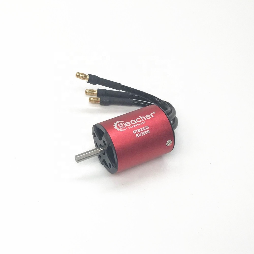 Reacher Tech 2835 3500kv 12v 18v 500w Brushless Dc Motor For Rc Car Boat Plane