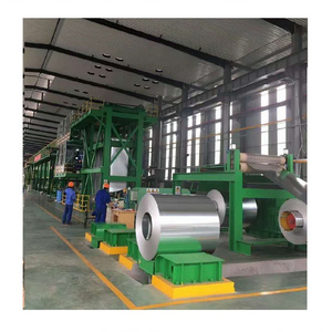 Color coating steel sheet production line with roller coating machine for roof