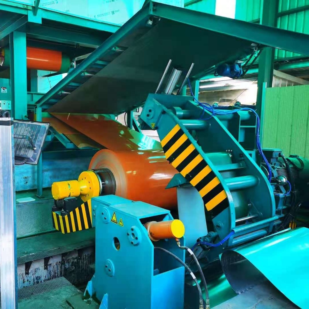 0.5mm Prepainted Galvanized Steel Coil Color Coated Steel Coil Ppgi Ppgl epoxy coating machine