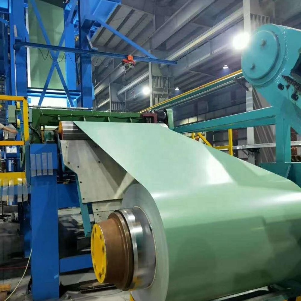 0.5mm Prepainted Galvanized Steel Coil Color Coated Steel Coil Ppgi Ppgl epoxy coating machine