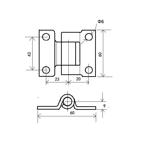 Heavy Duty Stainless Steel Trailer Truck Body Gate Door Hinge