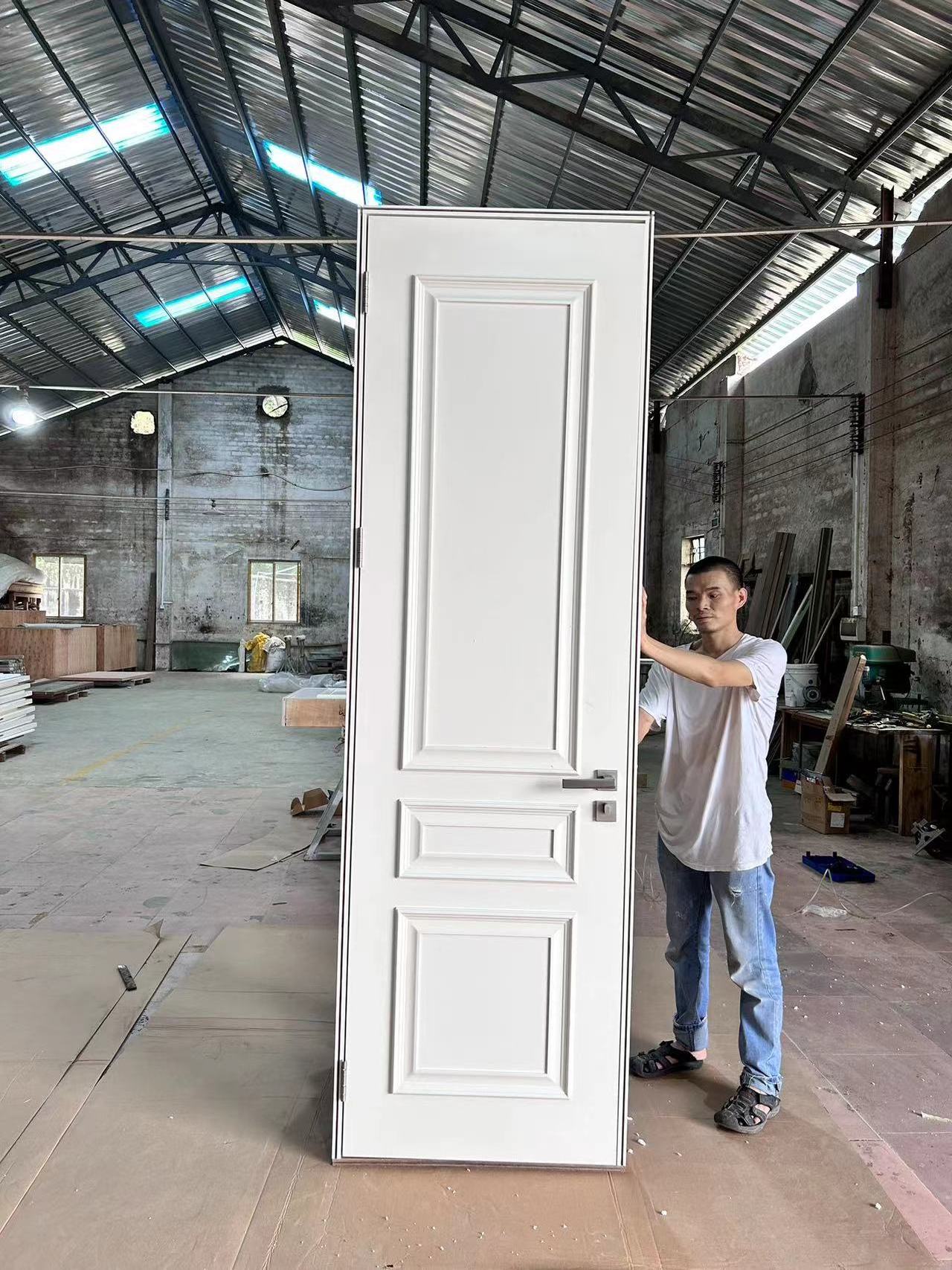 Reaching Build Interior Solid Casement Wooden MDF HDF Door For House With Good Price