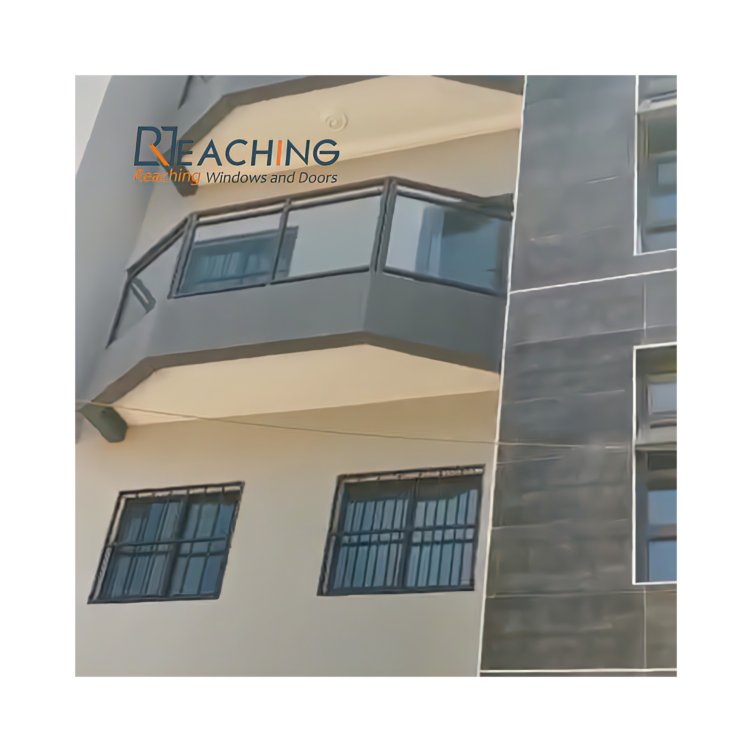 Reaching Build Overseas Project Case-Office Building in Senegal -Aluminum sliding casement doors  awning windows glass railing