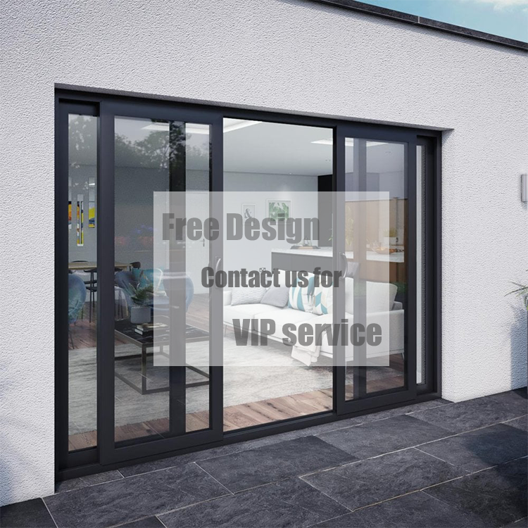 Australian Standard AS2047 Manual Floor Guide Aluminium And Glass Sliding Casement Door for Balcony Outdoor Garden