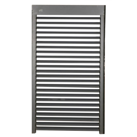 Outdoor Anti-corrosion Shutters Powder Coating Aluminum Frame Fixed Louvers