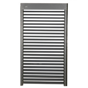 Outdoor Anti-corrosion Shutters Powder Coating Aluminum Frame Fixed Louvers