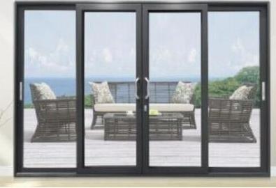 Aluminum Horizontal Lift Sliding Double insulated glass Exterior Interior Sliding Patio Doors