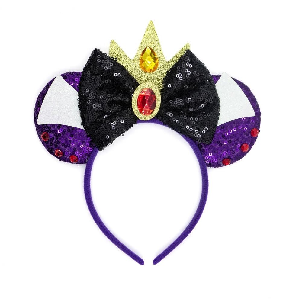 HB052 Wholesale Girls Birthday Gift Sparkly Sequin Mouse Ears Headband for Women Princess Birthday Holiday Hair Clips