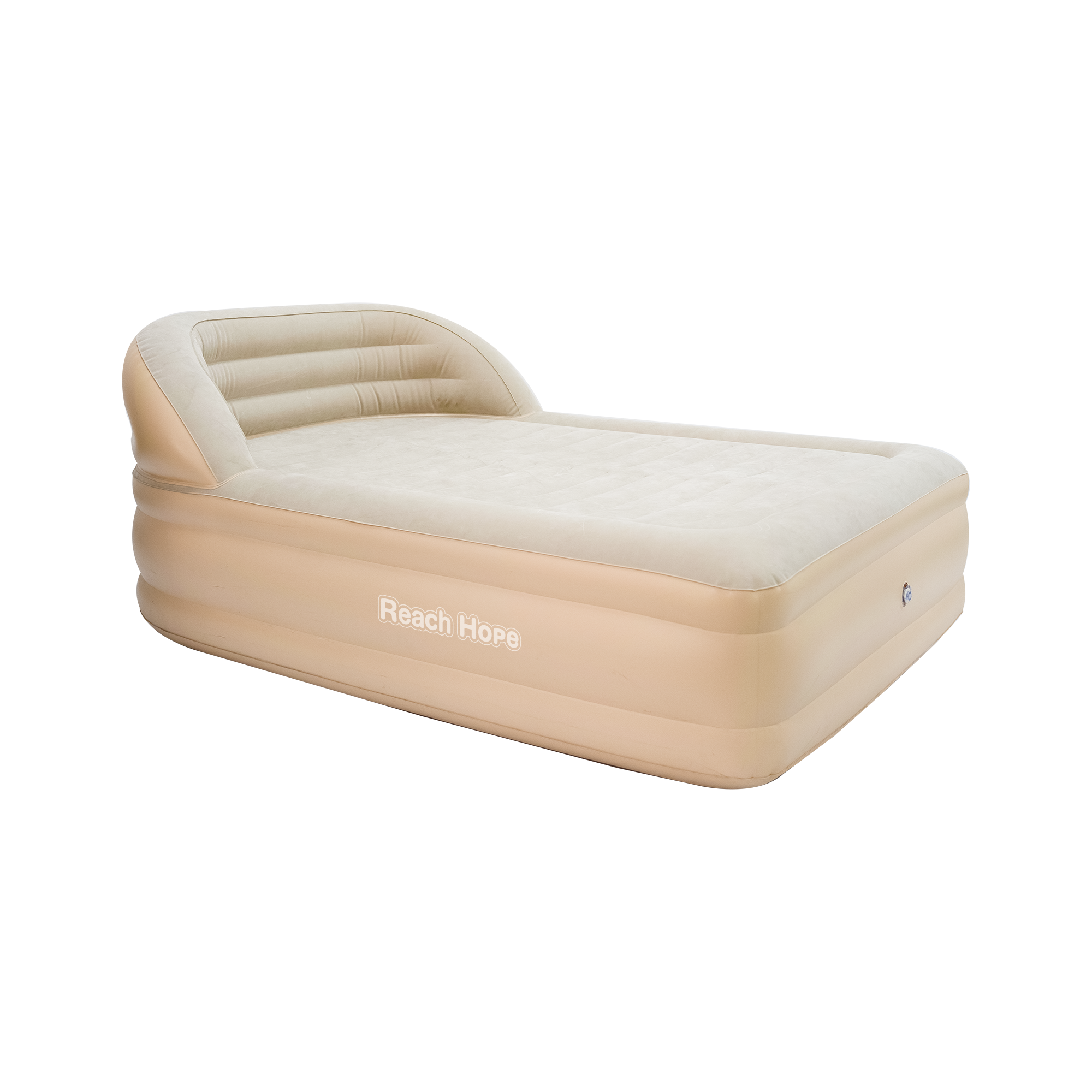 New design inflatable air bed mattress with built in pump air sleeping bed headboard air bed mattress with pump