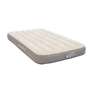 Flocked Inflatable Air Mattress Coli Beam Single-layer Sleeping Bed with Build-in Pump