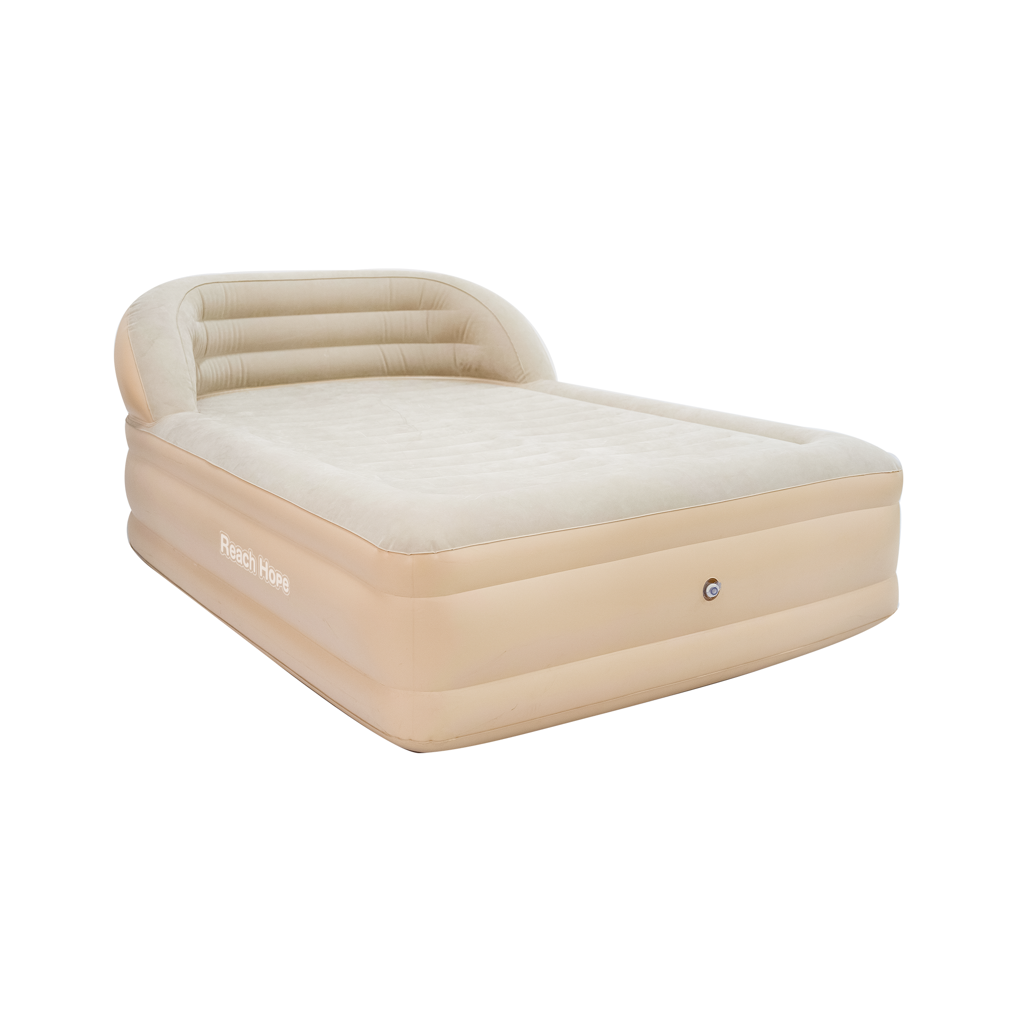 New design inflatable air bed mattress with built in pump air sleeping bed headboard air bed mattress with pump