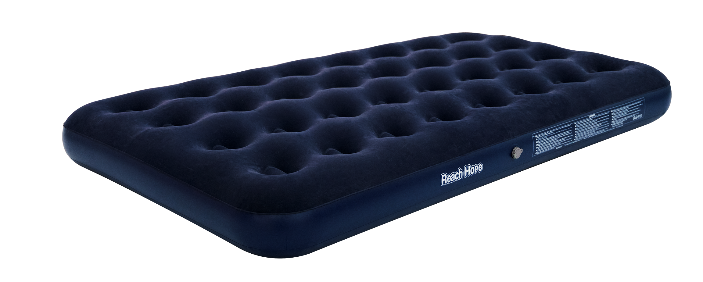 Single Inflatable Air Bed PVC Flocking Cozy Bed Air Mattress Customized OEM Indoor Outdoor Camping Air Mattress Bed