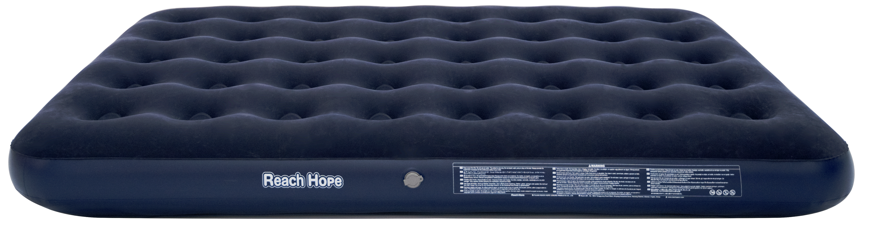 Hot-Selling Inflatable Air Bed PVC Flocked Air Mattress for Outdoor Camping and Bedroom Furniture Guest Using