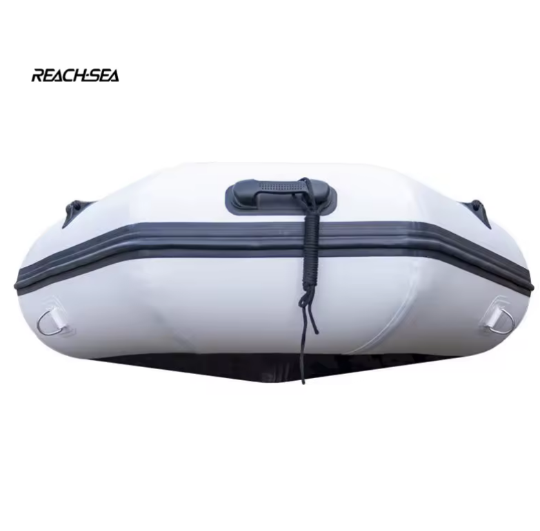 Reachsea China Pvc inflatable boat kit Inflatable Aluminum Floor Fishing Boat For Sale