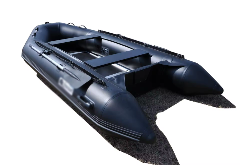 Reachsea China Cheap CE 380cm plastic folding boat PVC Inflatable Rowing Boat For Sale