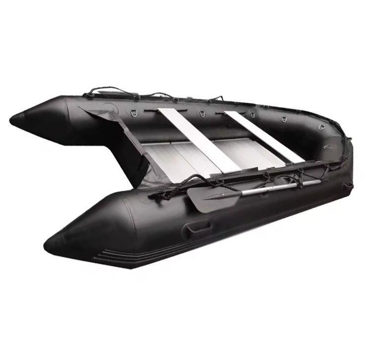 Reachsea China Cheap CE 380cm plastic folding boat PVC Inflatable Rowing Boat For Sale