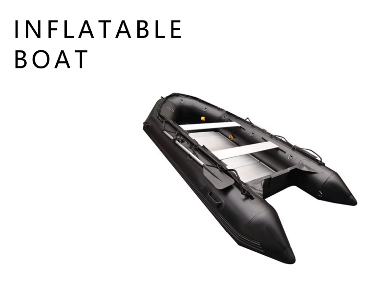 Reachsea China Cheap CE 380cm plastic folding boat PVC Inflatable Rowing Boat For Sale