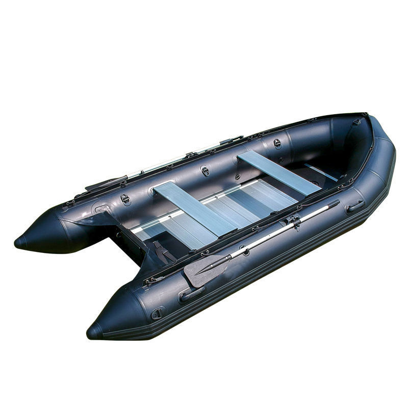 Reachsea wholesale portable rescue boat  4-8 people inflatable boat  black big size customized irescue inflatable boat for sale