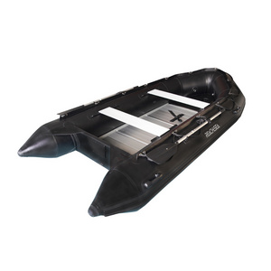 Reachsea HD380(12'5") High Quality Sport Boat Inflatable Recuse Boat with Heavy duty interlocking aluminum floor system