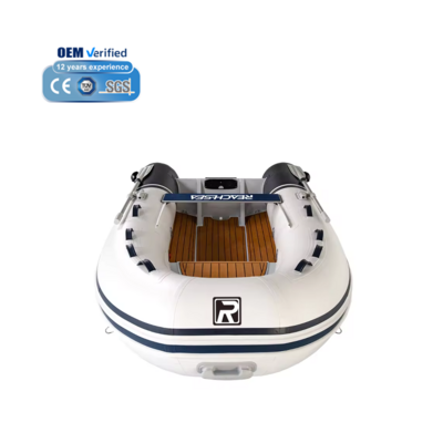 Reachsea inflatable boat fiberglass floor fishing inflatable rib boats with CE certification