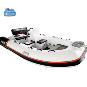 Reachsea New OEM high speed hypalon inflatable catamaran rigid inflatable boat rib aluminum pvc rib electric boat for sale