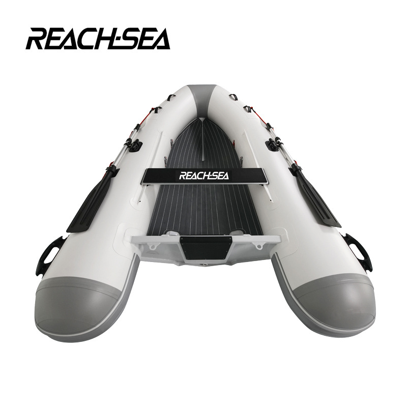 Reachsea Ultra Lightweight 10.5ft (320) Single Deck Aluminum RIB Dinghy Rigid Inflatable Boat with Anti-Slip EVA for sale