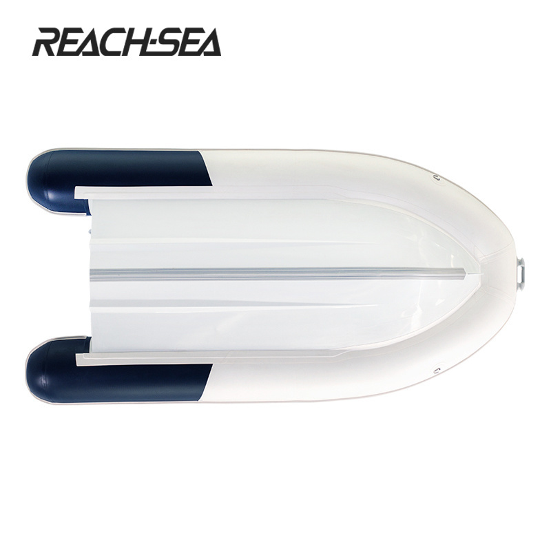 Reachsea aluminum deep v bottom hull Jet ski style PVC  hypalon rib Inflatable tender boat for sale