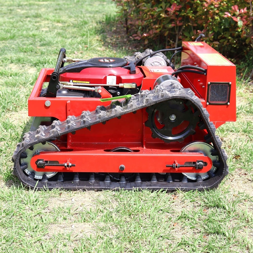 Fast cutting Machine HT550 Remote Control Crawler Lawn Mower Wheel Grass Cutter With CE ISO EPA Certificate