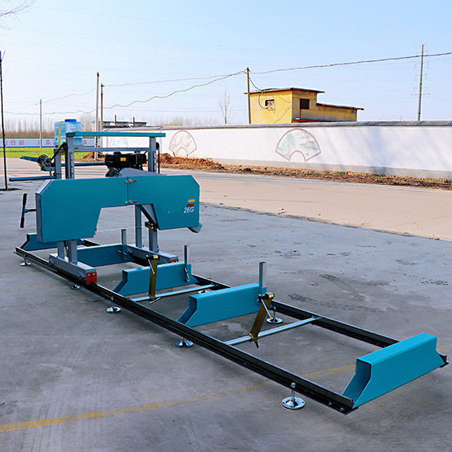 Custom Sawmill Ultra Portable Horizontal Band Saw For Wood Sawing With Or Without Wheels For Sale