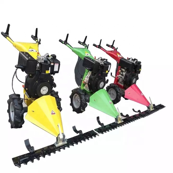 Cutting width 600/800/900/1000/1200MM Gasoline Cutting Grass Machine Sickle Bar Mower Walk Behind Mower