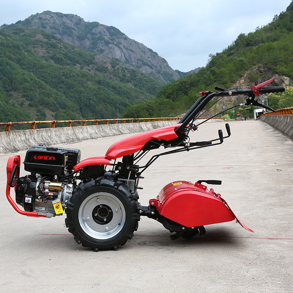 Multi-function Power Tiller Machine with sweeper snow accessories