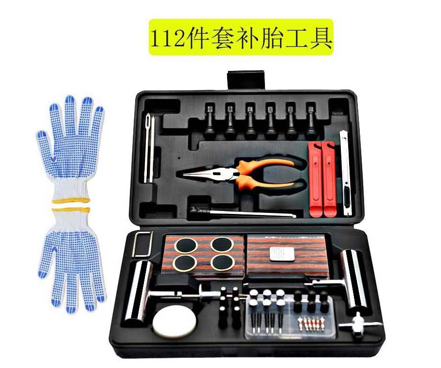 98pcs box tire repair tool kit /Heavy truck car tire repair tool kit