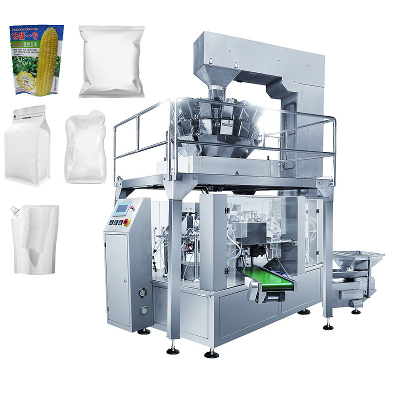 Factory Multifunction Automatic Granular Grain Packaging Machine Cereal and Beans Packing Machine