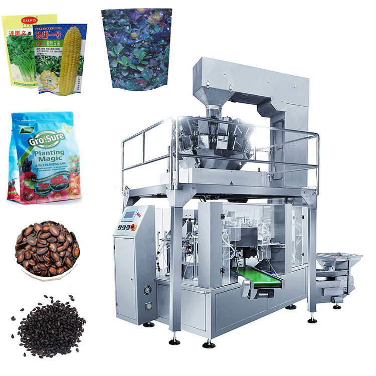 Premade bag automatic fill packing machine for seeds