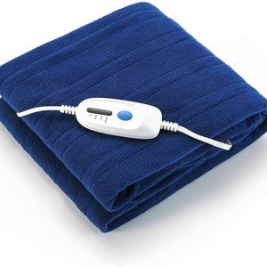 Heated Throw 50" x 60" Lightweight Cozy Soft Fleece Electric Blanket for Winter