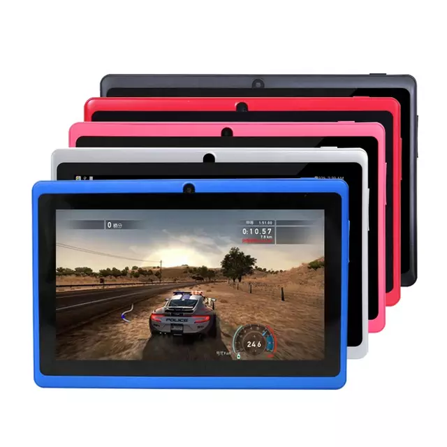 7 inch Tablet PC for Kids Education Learning 2GB+32GB Android Tablets PC WiFi IPS A100 kids Tablet with Silicone Case with APPS