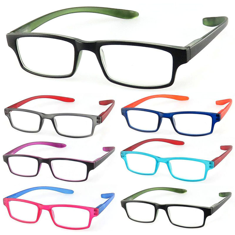 Custom Trendy Unisex Reading Glasses Plastic Frames Plastic PC Foldaway Reading Glasses